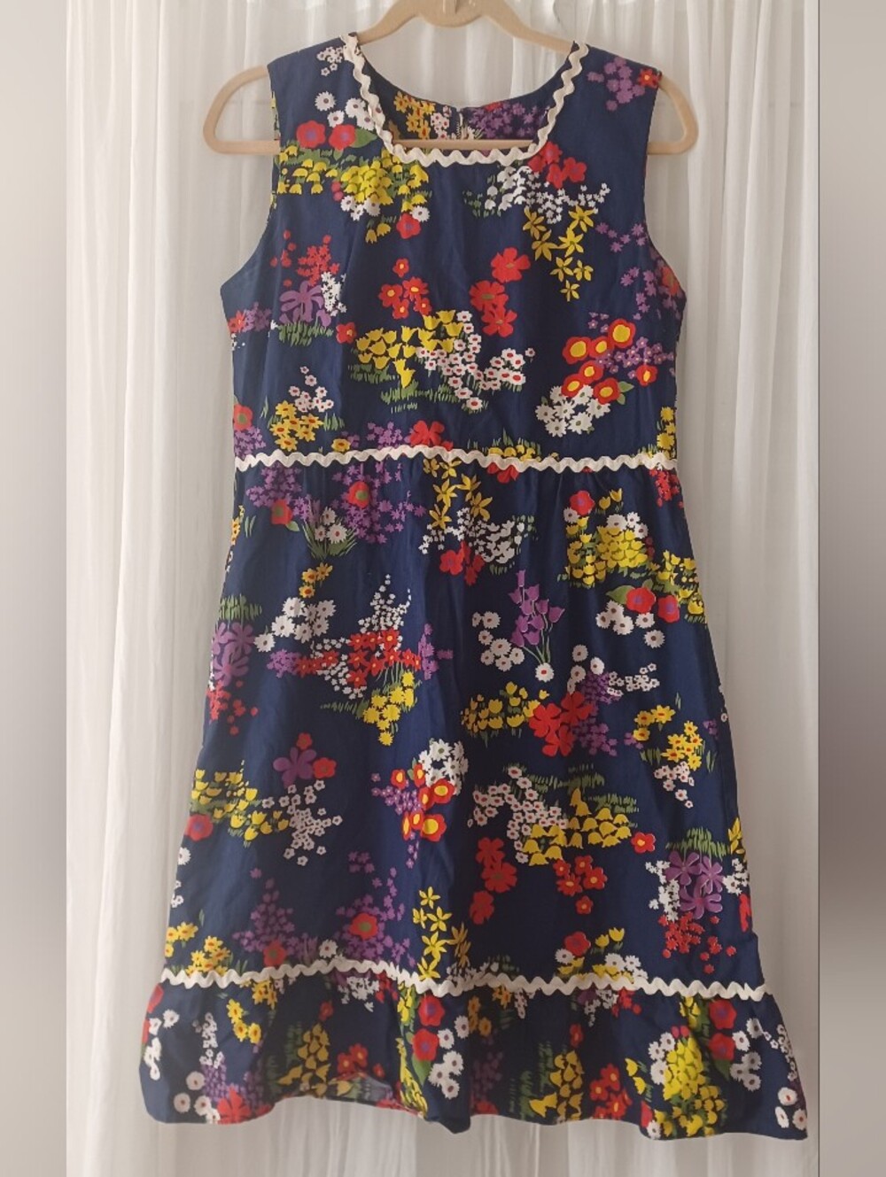 Vintage 60s Floral Summer Dress